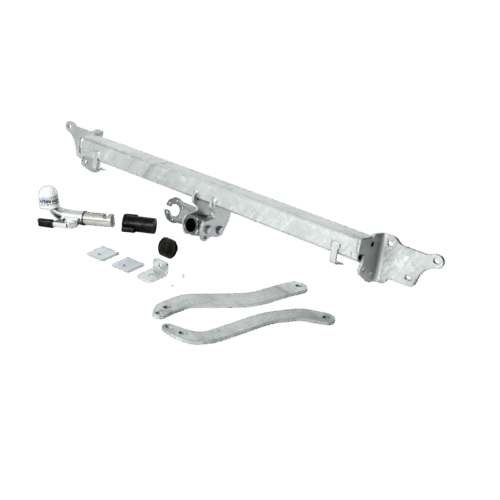 Attelage pour fourgon avec boule démontable