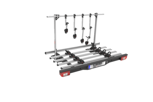 Porte-vélos pour camping-car Vario en version 4 vélos