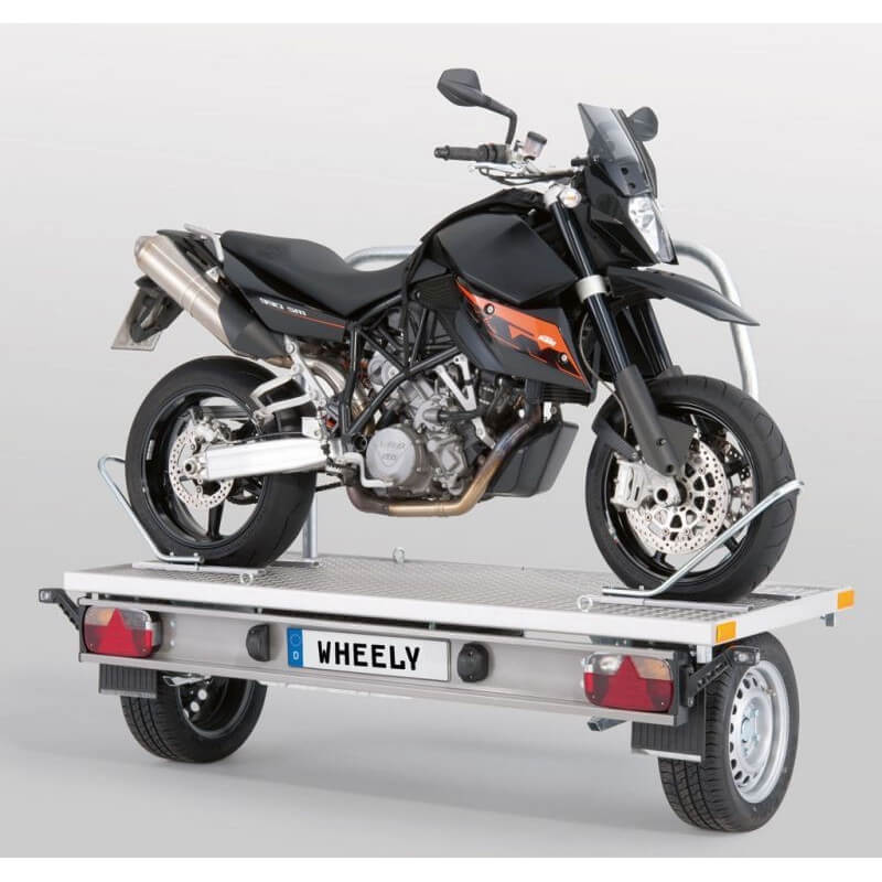 Remorque transversale Wheely pour moto