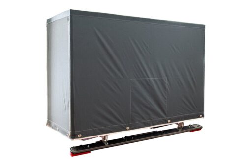 Porte-vélos pour camping-car Bikey avec bâche refermée