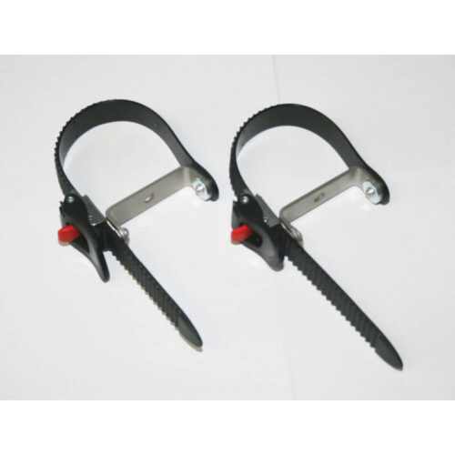 Ensemble fixation pour rail vélo