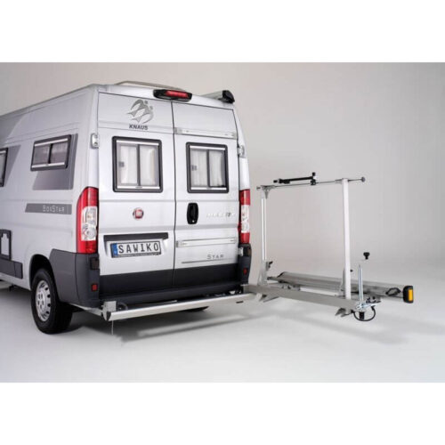 Porte-motos pour fourgons Agito 1 Porte-motos pour fourgons Agito 1 ouvert