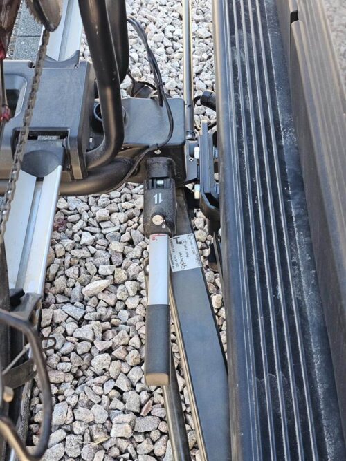 Fitting a large number of the bike racks available on the market to the towbar Fitting a large number of the bike racks available on the market to the towbar