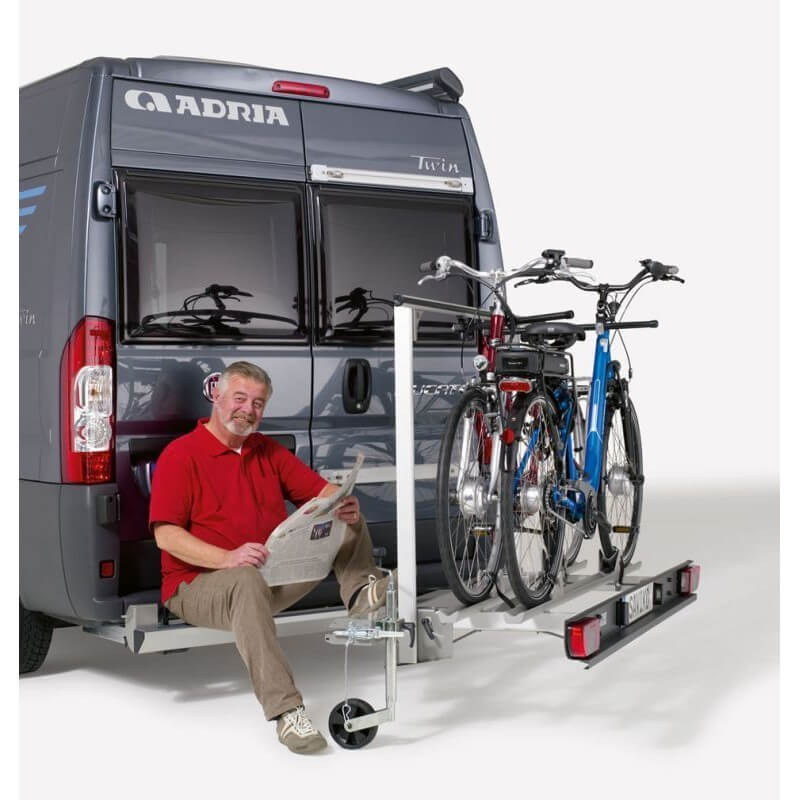 Porte-vélos fourgon Agito Top avec roue jockey