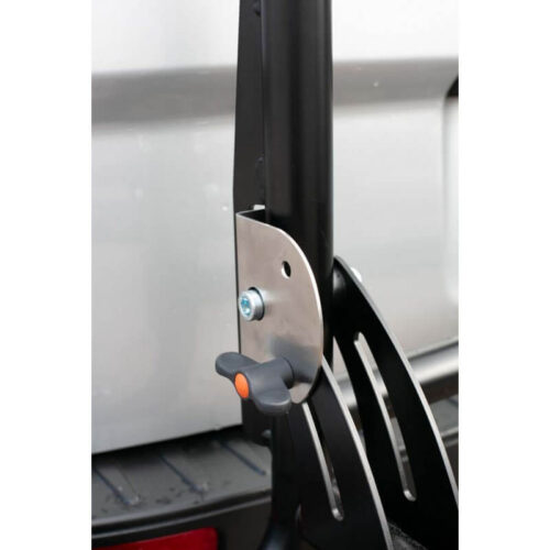 Porte-vélos VAN-BIKE 3 pour van Ford Custom Système de verrouillage du panier du porte-vélos VAN-BIKE 3 pour van Ford Custom