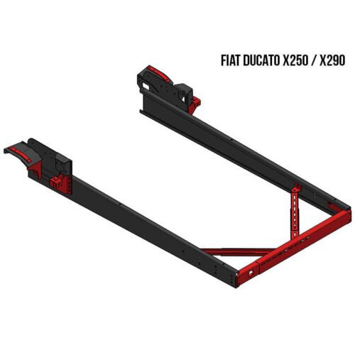 Rallonge de châssis Fiat Ducato X250 - X290 pour porte-moto et vélos