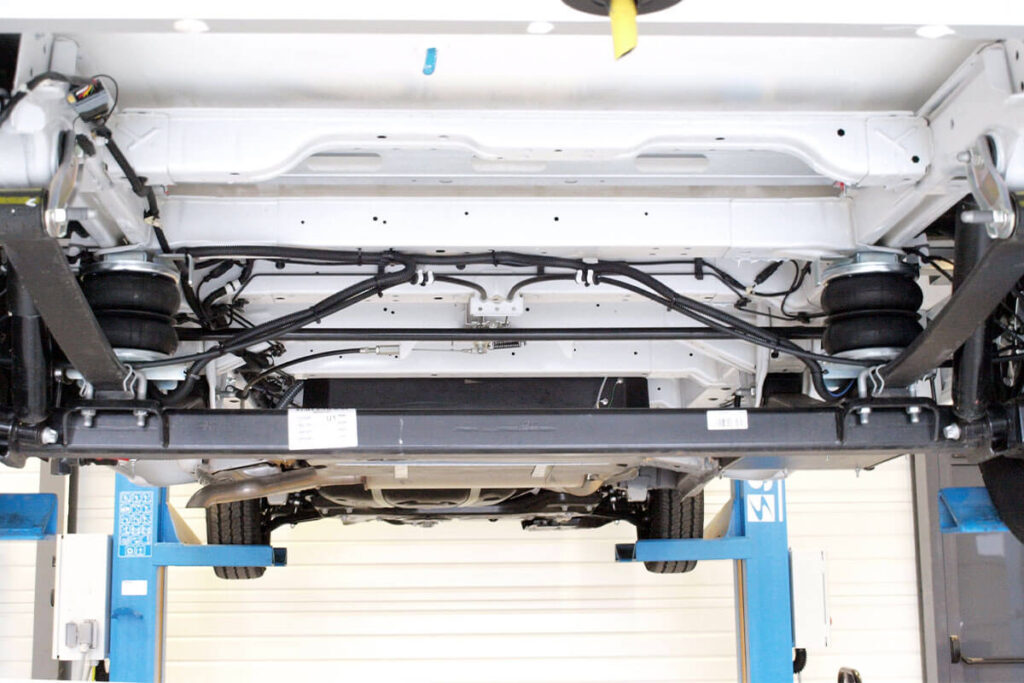 Installation of air suspension on