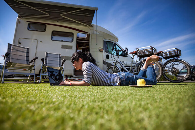 Carrying electric bikes in a motorhome