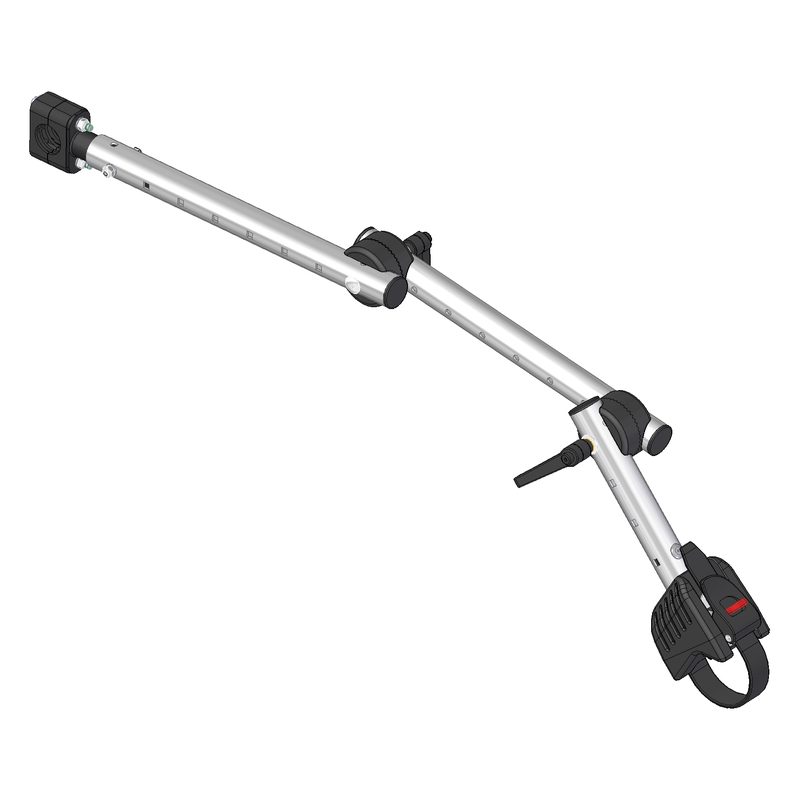 Bras de fixation moyen à double articulation pour porte-vélo de camping-car